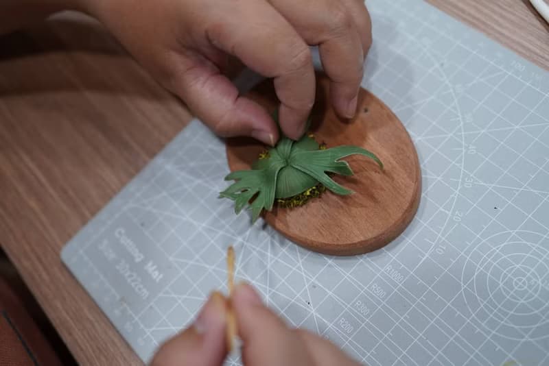 【體驗】【台南安平】仿真野生鹿角蕨【樹脂黏土手作體驗】