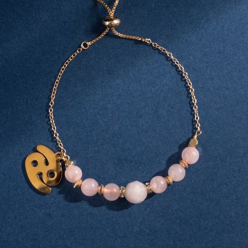 【群星】花海漫步-粉水晶手鍊#星座限定