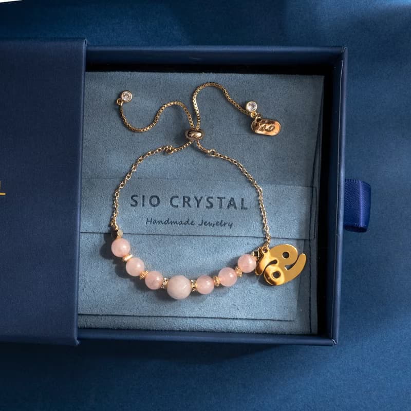 【群星】花海漫步-粉水晶手鍊#星座限定