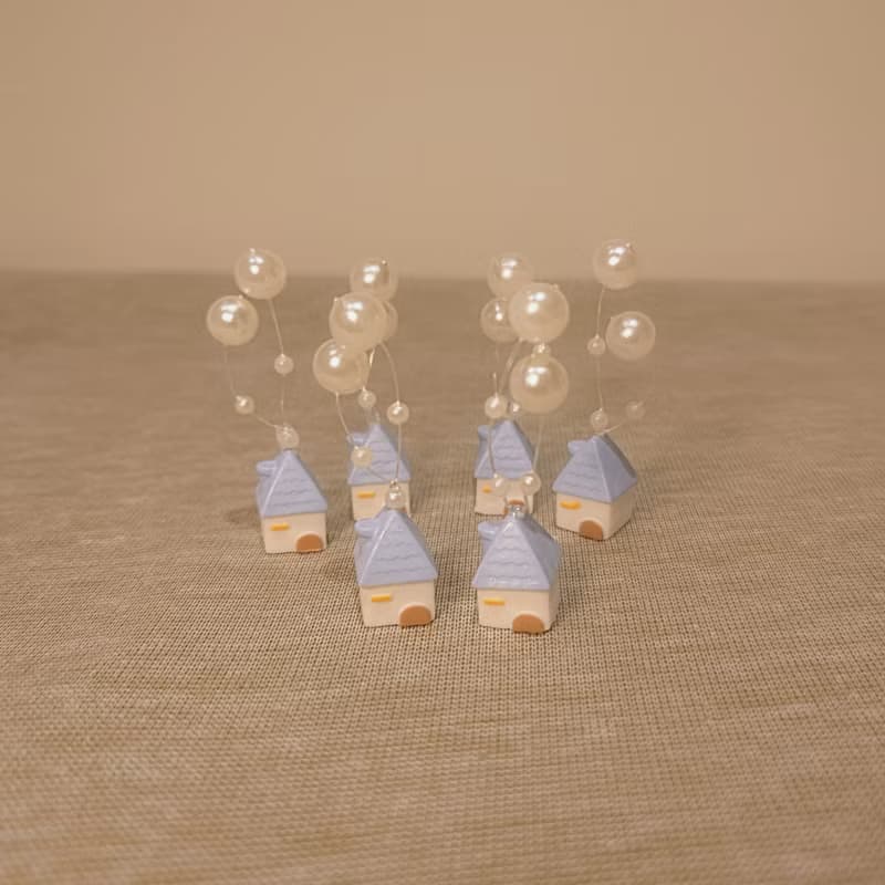 浪漫升空手作耳飾