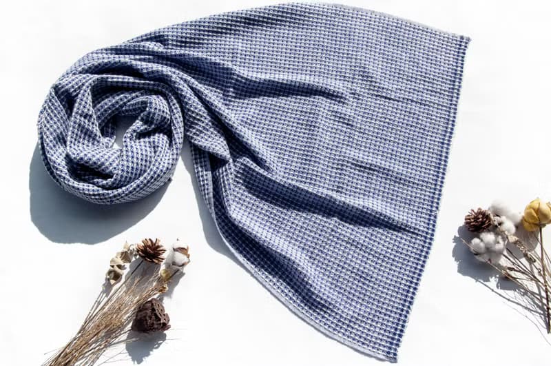 厚款喀什米爾Cashmere 針織圍巾 純羊絨圍巾 羊毛披巾 手織蓋毯巾