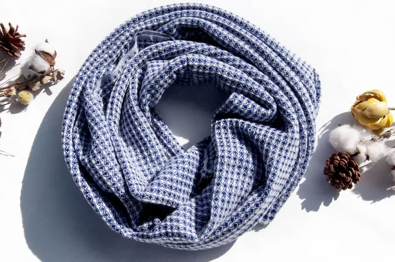 厚款喀什米爾Cashmere 針織圍巾 純羊絨圍巾 羊毛披巾 手織蓋毯巾