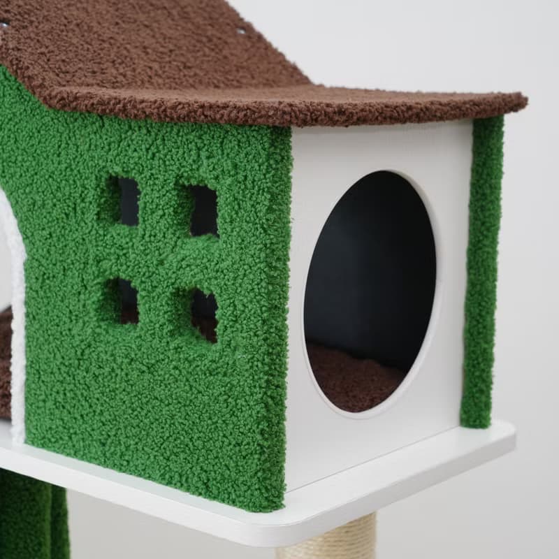 【美國Petpals】綠之森樹屋貓跳台-5層