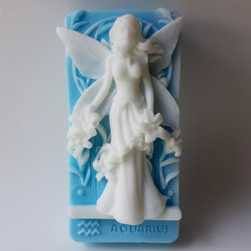 十二星座之水瓶座花仙子手工皂 英國梨與小蒼蘭香味