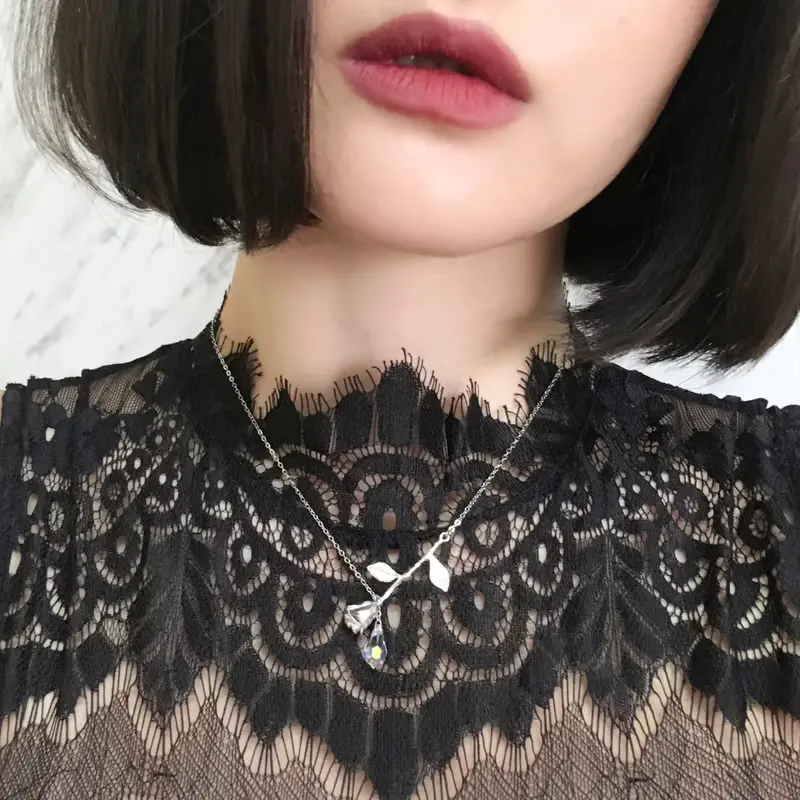 シルバー / その薔薇の名前には / ローズのチョーカーネックレス　SV164S