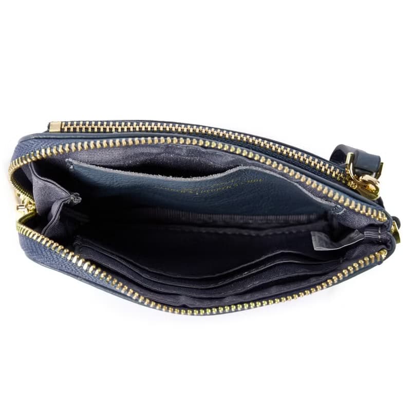 CUBE 拉鍊卡片零錢包 - 摩卡棕/迷霧藍/月光灰