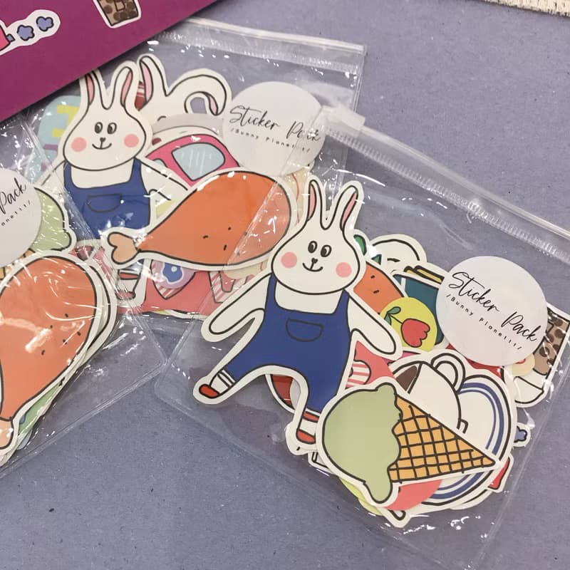 【安心出貨】BunBun的日常 防水貼紙組 22入 - 現貨