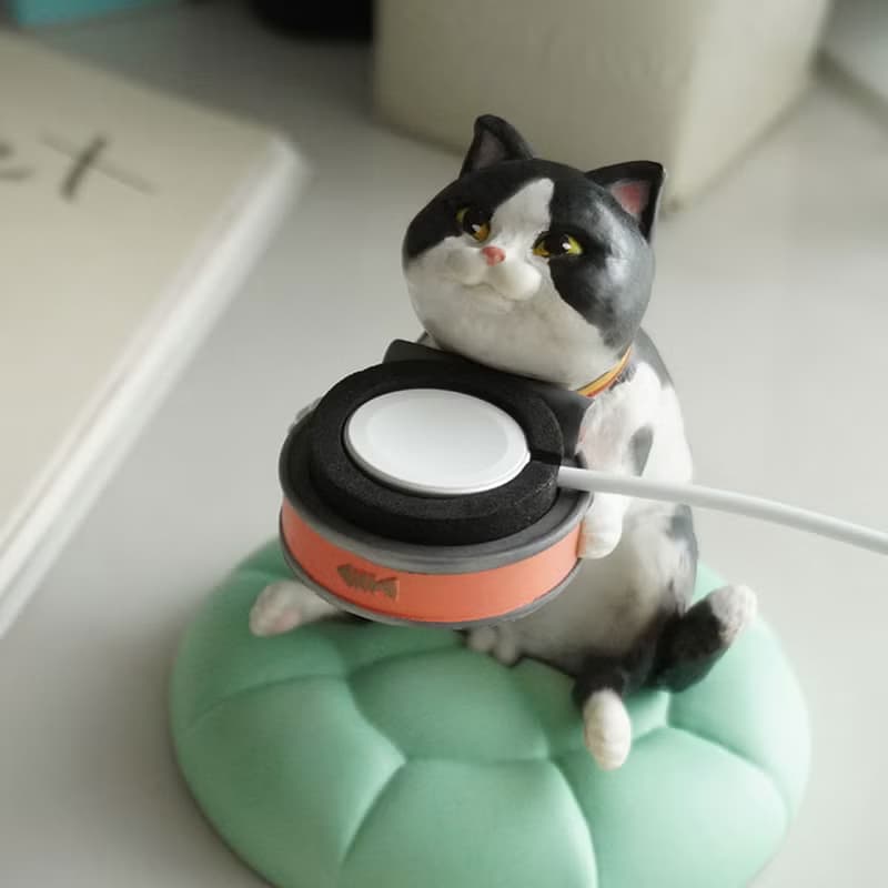 Apple Watch 療癒寵物充電座 / 香氛座 / 禮物推薦 手繪賓士貓