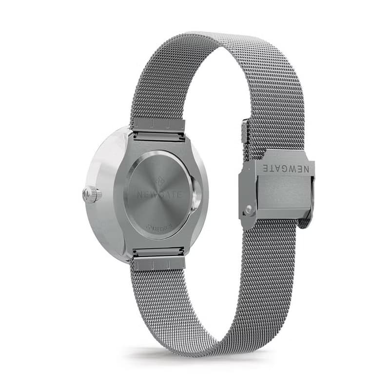 Newgate-DRUMLINE-經典銀-不鏽鋼米蘭帶-40mm