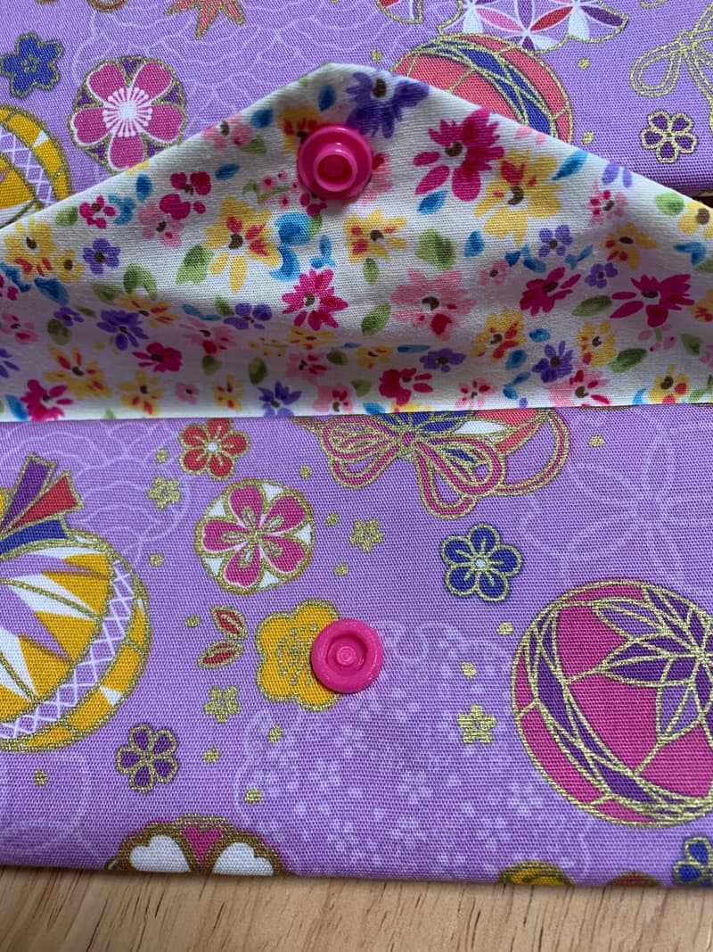 文青風環保純棉筷袋 浪漫金球 浪漫紫 完美生活  日本 潮物 收納