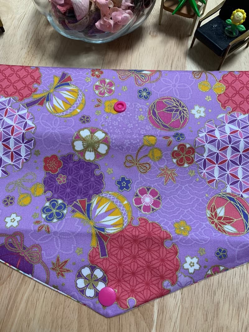 文青風環保純棉筷袋 浪漫金球 浪漫紫 完美生活  日本 潮物 收納