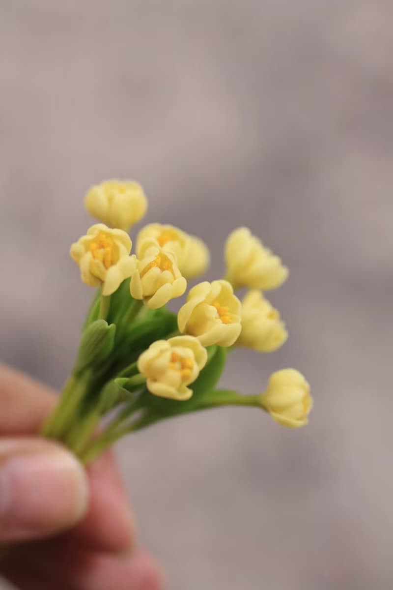 鬱金香微縮黏土迷你花