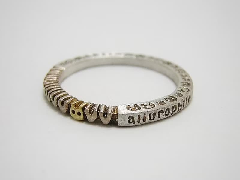 ailurophile K18 gold+pink silver+silver 925 ( mille+-feuille ) 2~28号 ( １つの価格 ) 貓