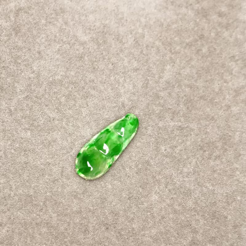 【福壽】冰飄陽綠翡翠福豆  | 天然緬甸玉A貨翡翠 | 送禮