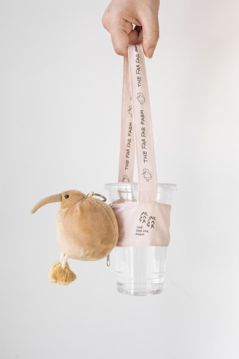 A01 奇異鳥公仔手工環保杯套提袋