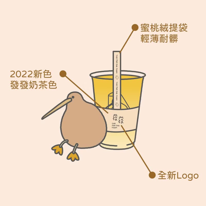 A01 奇異鳥公仔手工環保杯套提袋