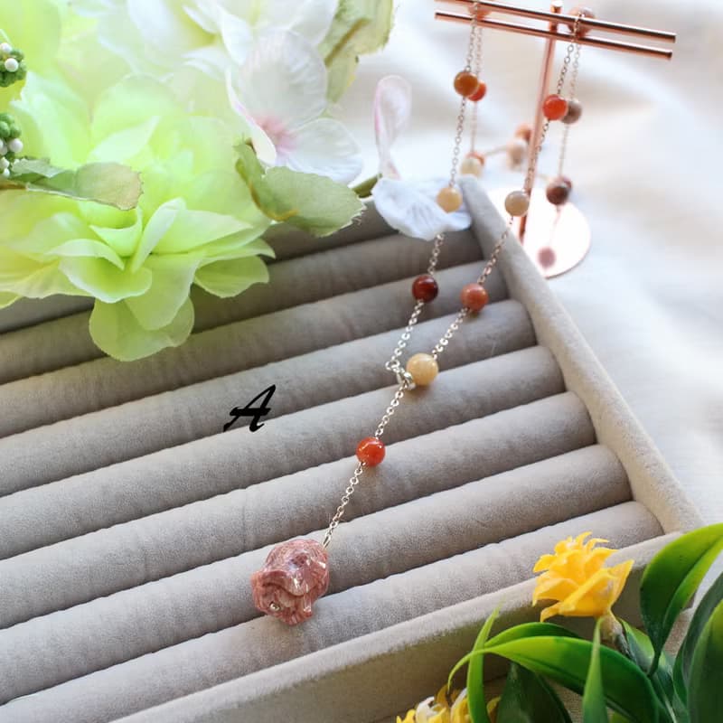 Six Cats 天然水晶 一字型兩用鍊 項鍊 手鍊 禮物