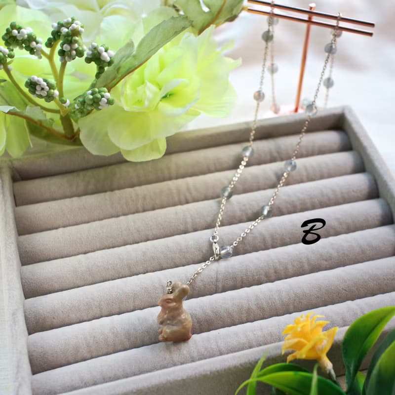 Six Cats 天然水晶 一字型兩用鍊 項鍊 手鍊 禮物