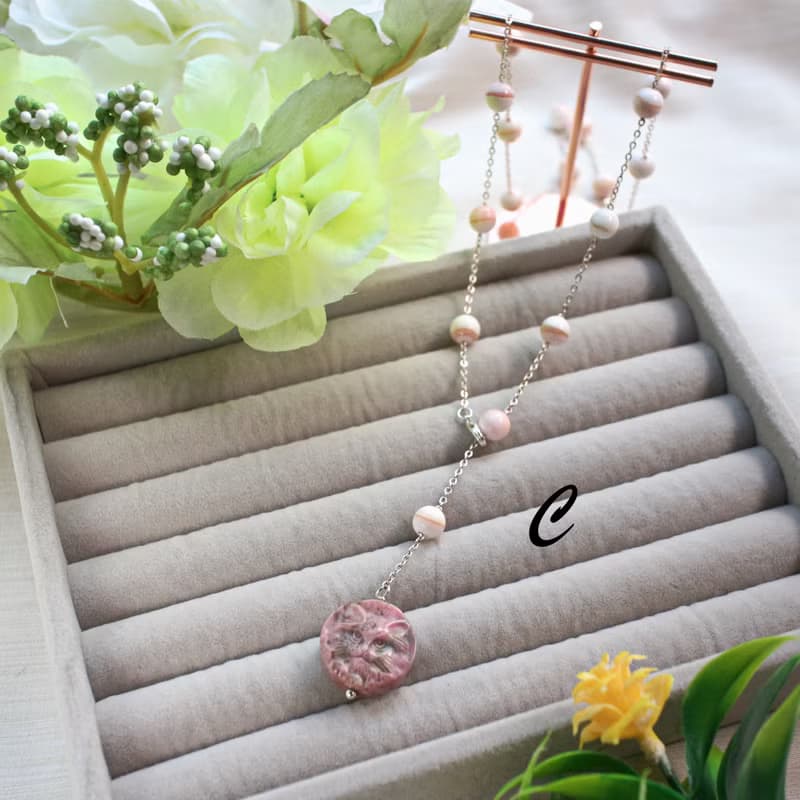 Six Cats 天然水晶 一字型兩用鍊 項鍊 手鍊 禮物