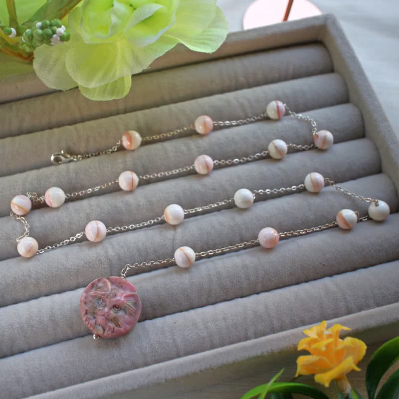 Six Cats 天然水晶 一字型兩用鍊 項鍊 手鍊 禮物