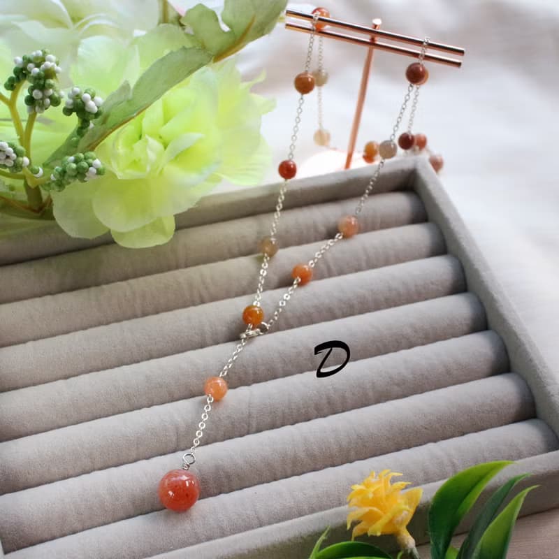 Six Cats 天然水晶 一字型兩用鍊 項鍊 手鍊 禮物