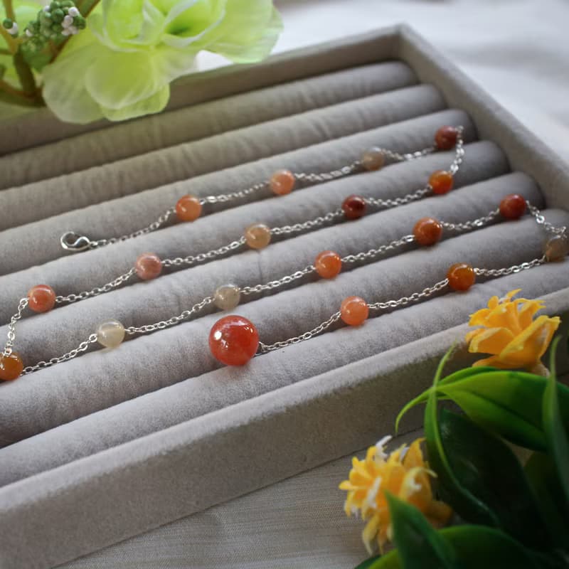 Six Cats 天然水晶 一字型兩用鍊 項鍊 手鍊 禮物