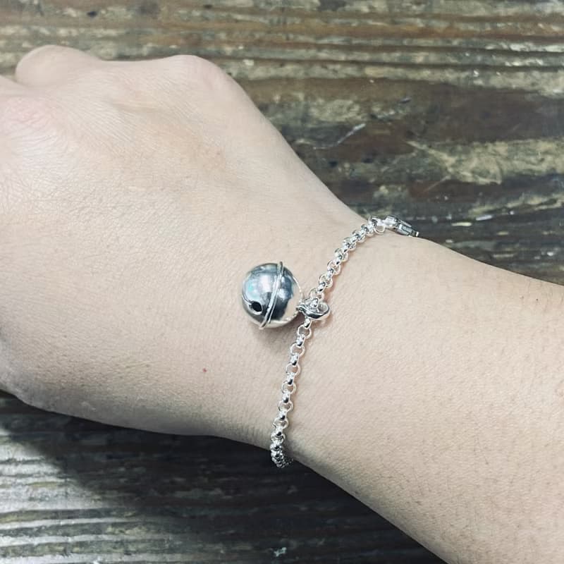 純銀 手工 鈴鐺 手鍊 S298