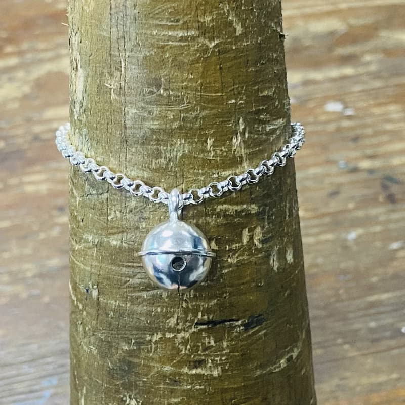 純銀 手工 鈴鐺 手鍊 S298