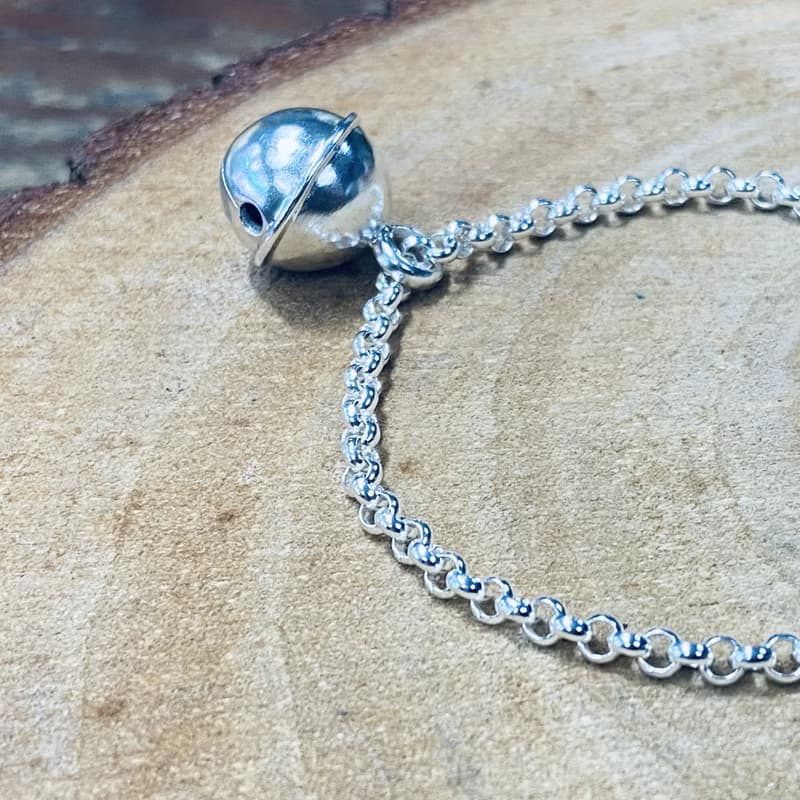 純銀 手工 鈴鐺 手鍊 S298