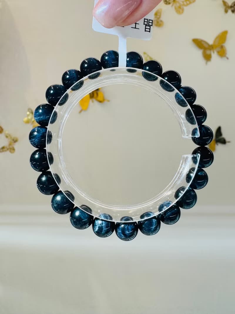 深海藍虎眼水晶8-12mm活化眉心輪增加溝通能力穩定情緒人際關係