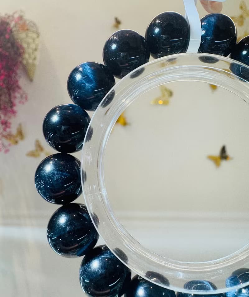 深海藍虎眼水晶8-12mm活化眉心輪增加溝通能力穩定情緒人際關係