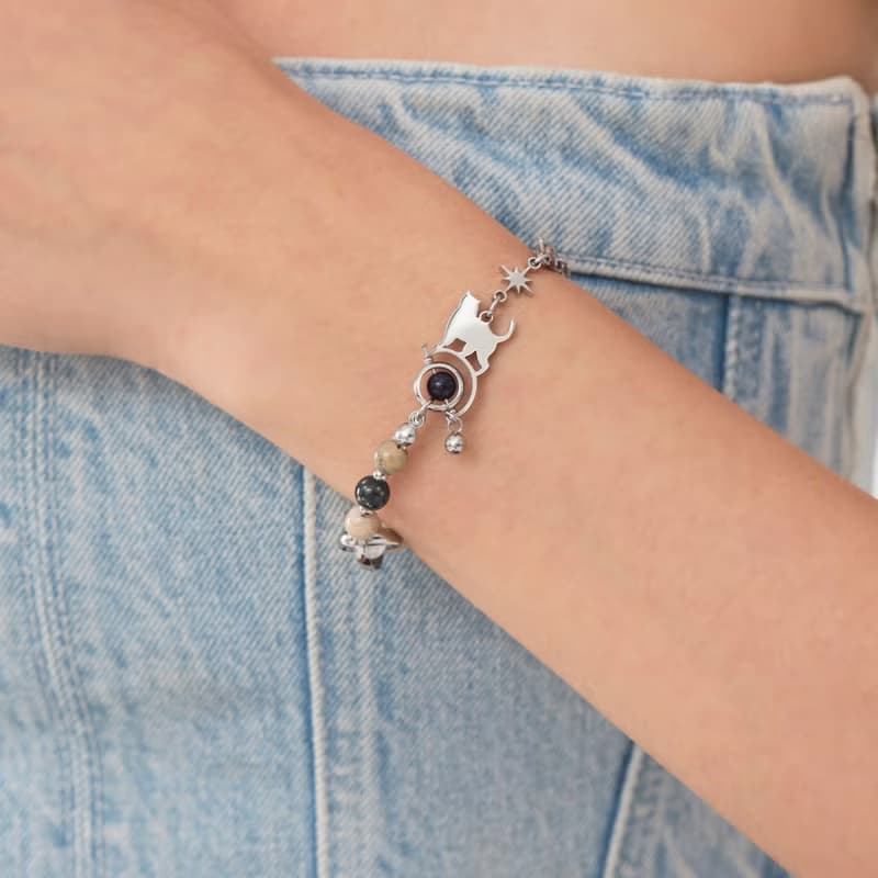 LunaWhisker 貓咪星球喵海洋石項鍊手鍊兩用款