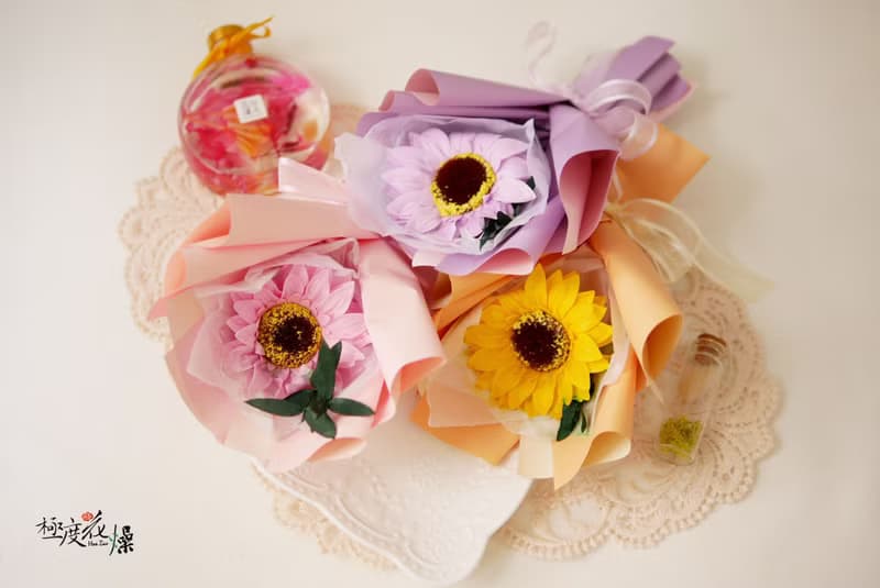 繽紛花束禮盒 極度花燥 永生花 花禮