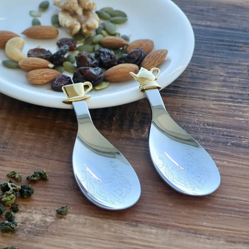 日本【SALUS 佐藤金屬】茶杯柄午茶餐具