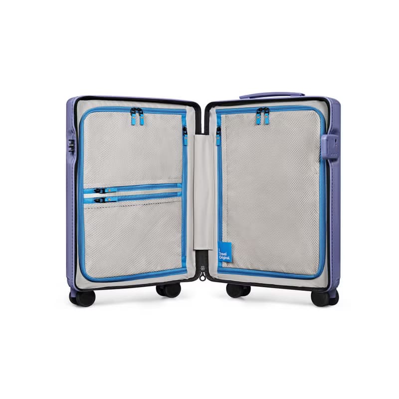 ITO 數字紫 PISTACHIO 2 STRIPED 開心果抗菌行李箱登機托運箱