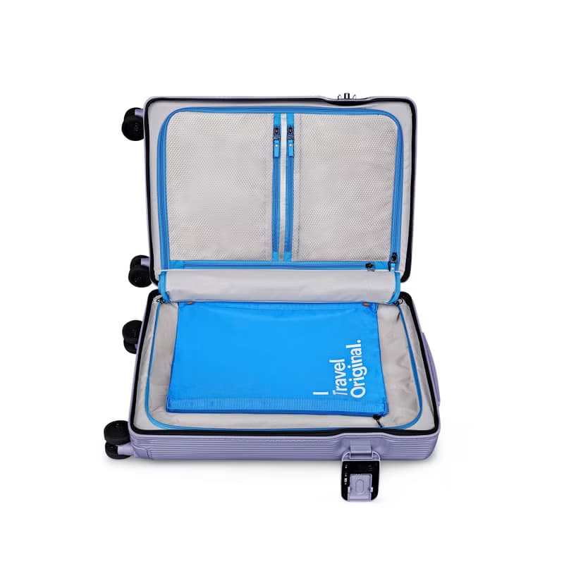 ITO 數字紫 PISTACHIO 2 STRIPED 開心果抗菌行李箱登機托運箱