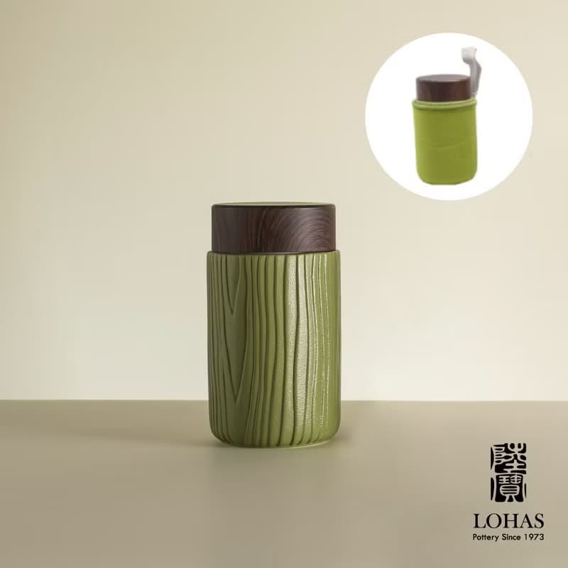 陸寶LOHAS 森活 隨身杯  300ML/330ML 樹紋 泡茶杯