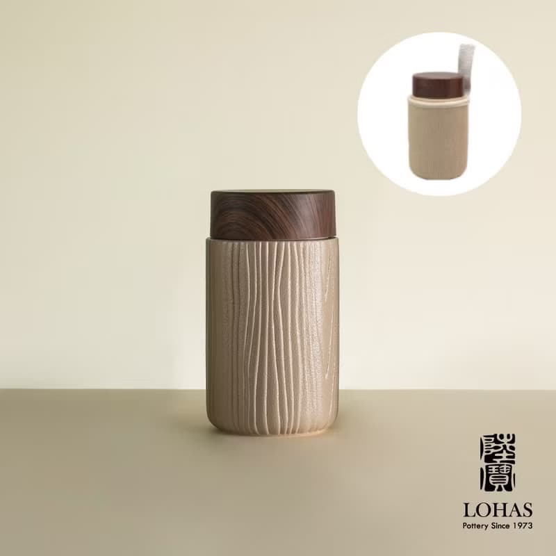 陸寶LOHAS 森活 隨身杯  300ML/330ML 樹紋 泡茶杯