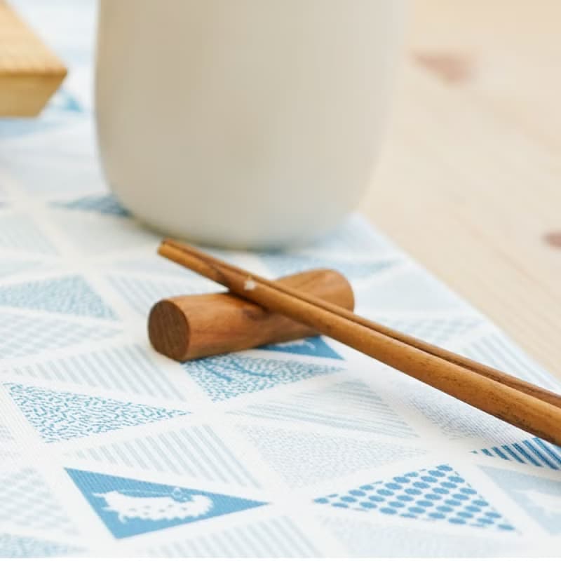 熱銷追加到貨】天然柚木筷架│食用安心不上漆原木製