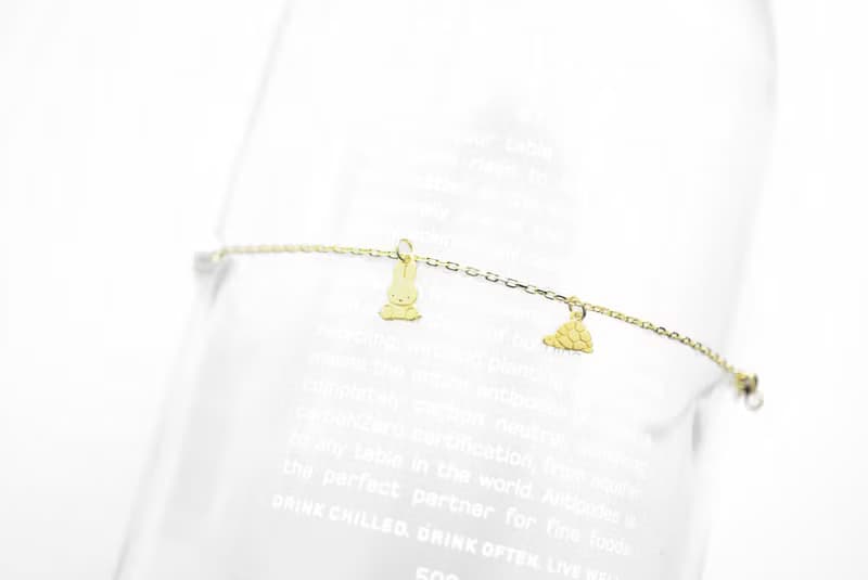 【Pinkoi x miffy】miffy逛動物園珍珠純銀手鏈