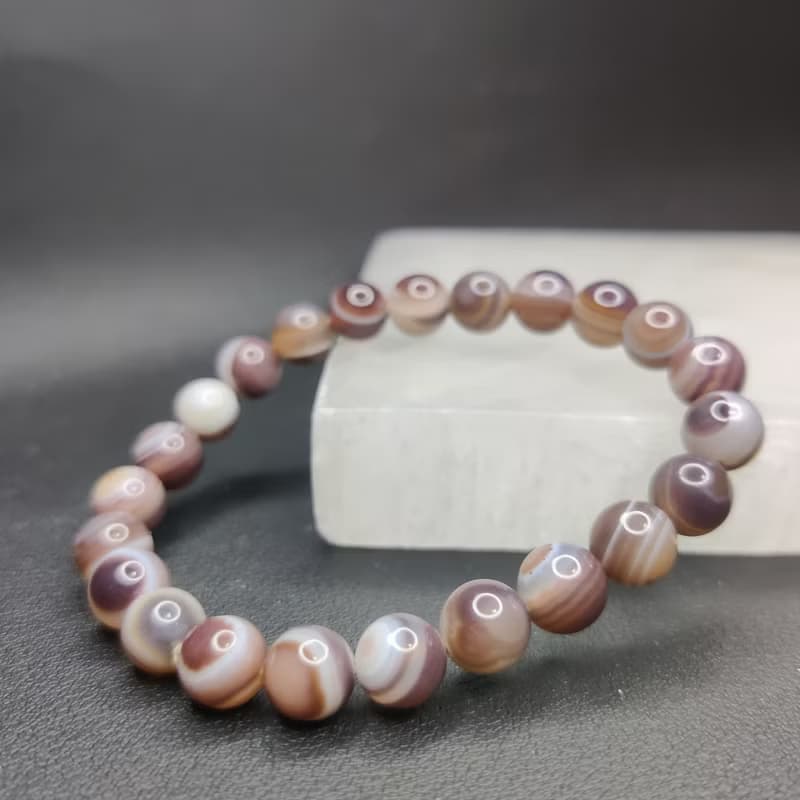 天眼瑪瑙 Agate 8mm 手串 手鍊 天然水晶 水晶手鍊