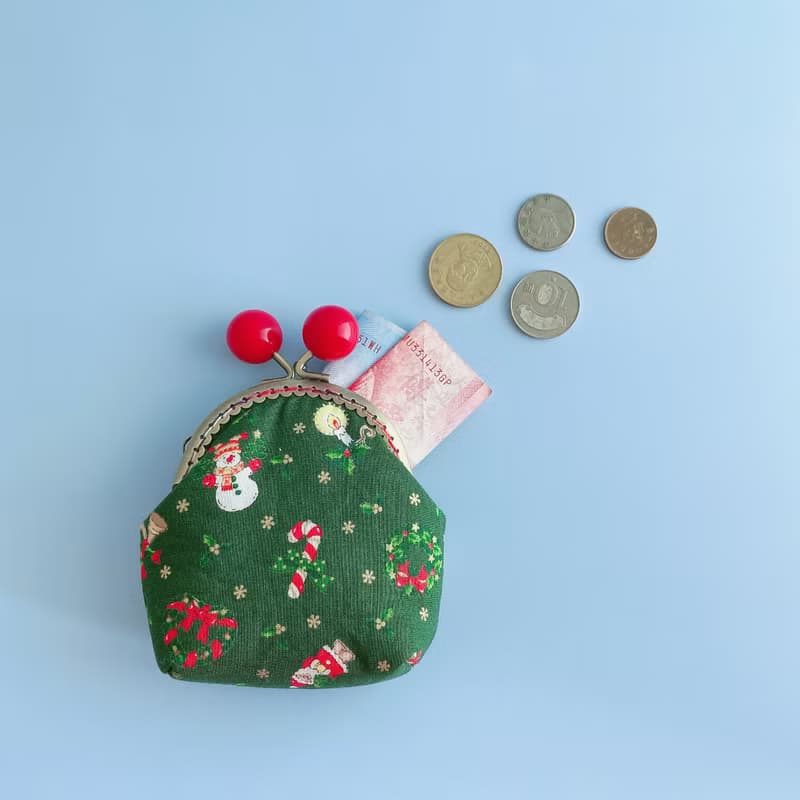 小彩虹糖果口金零錢包-聖誕夜/免費贈送耶誕包裝