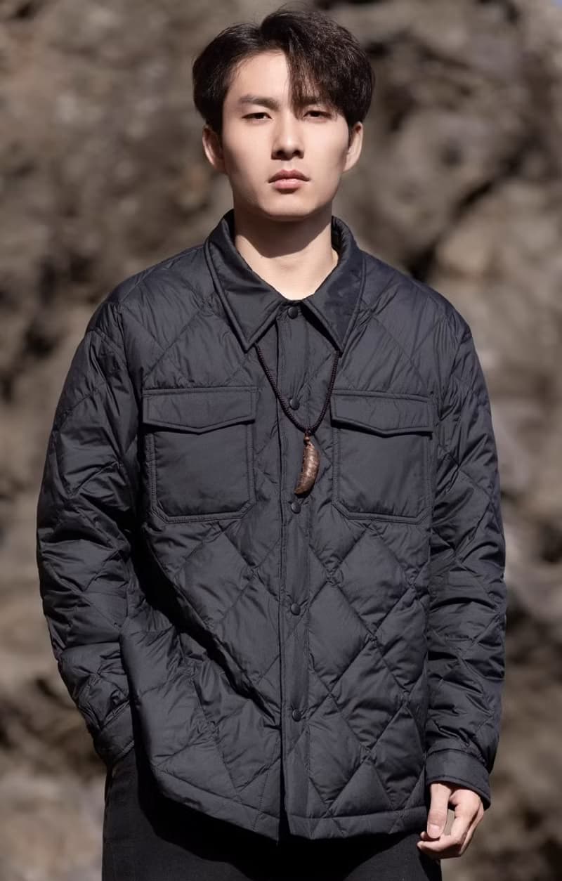 新中式 輕薄羽絨服外套