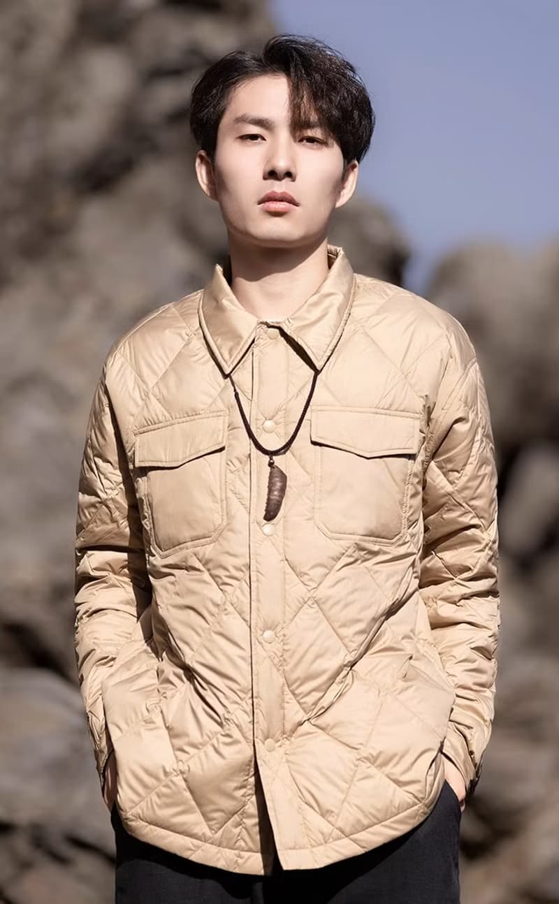新中式 輕薄羽絨服外套