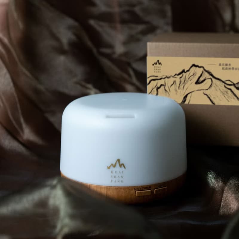 【香氛擴香】超音波香氛水氧機-木紋款 居家擺飾 香氛儀式感