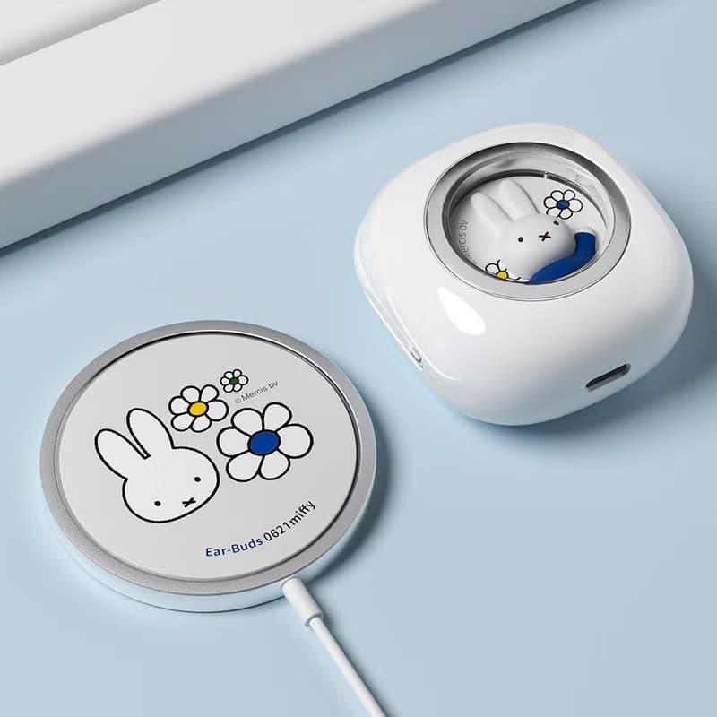 MIPOW Miffy 米菲兔 無線充電藍牙耳機 Pro+磁吸無線充電盤組