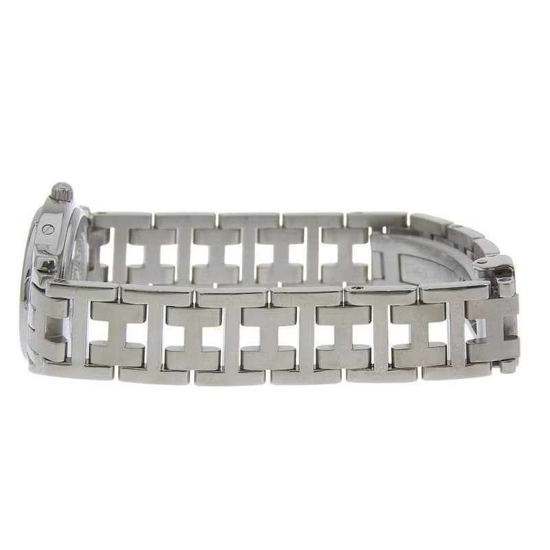 【日本直送】エルメス HERMES クリッパー 腕時計 CL4.210 SS クオーツ アナログ表示 グレー文字盤 レディース【中古】