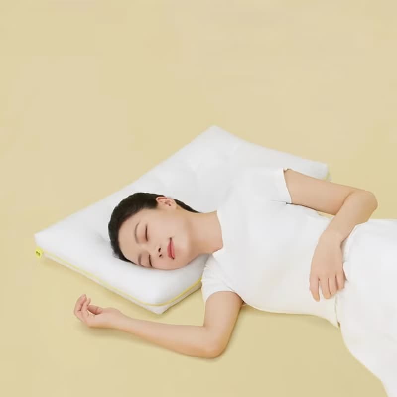【免運】躺島波紋側睡枕家用成人軟枕低枕學生宿舍雙人薄枕