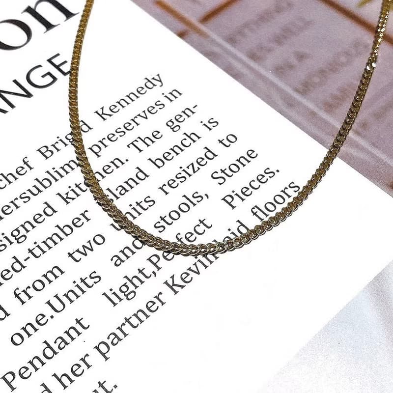 Eli Jewelry義大利9K金 經典復古麻花單鍊9K金項鍊 附金飾保證卡