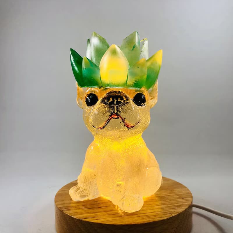 貴賓狗小夜燈  狗小夜燈 情人節禮物 母親節